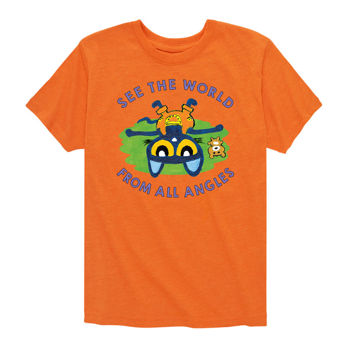 PTK See The World From All Angles Kids Short Sleeve Tee
