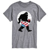 Patriotic Sasquatch Adult Short Sleeve Tee