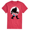 Patriotic Sasquatch Adult Short Sleeve Tee