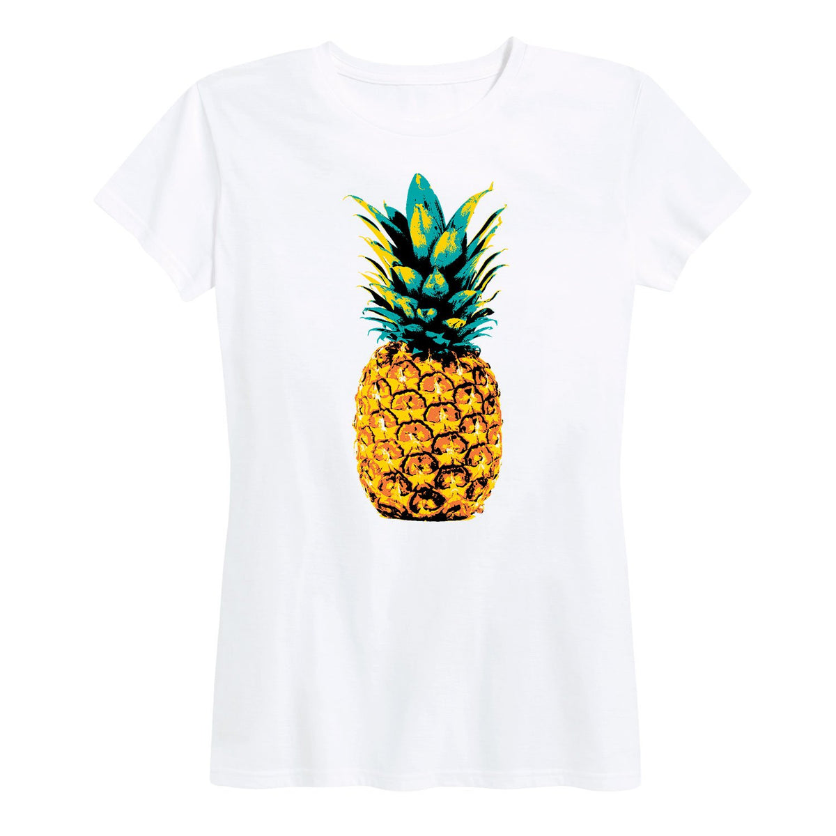 Pineapple - Womens's Short Sleeve T-Shirt — Air Waves Wholesale