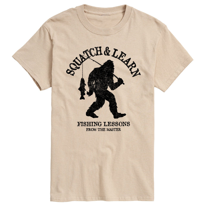 Squatch And Learn Mens Short Sleeve Tee