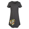 Retro Flower Mushrooms Womens Any Way Dress