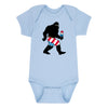 Patriotic Sasquatch Infant One Piece